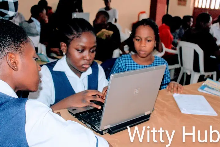 Tech Ignite Secondary Schools workshop - students engaging with coding and robotics in Abuja, July 2023